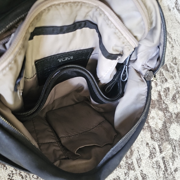 TUMI Voyageur Sumatra Crossbody Bag Purse Black Travel Nylon - Picture 11 of 15